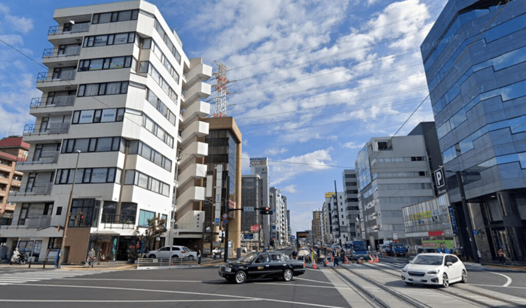 東京ノーストクリニック宇都宮院に向かう途中の東宿郷交差点です。