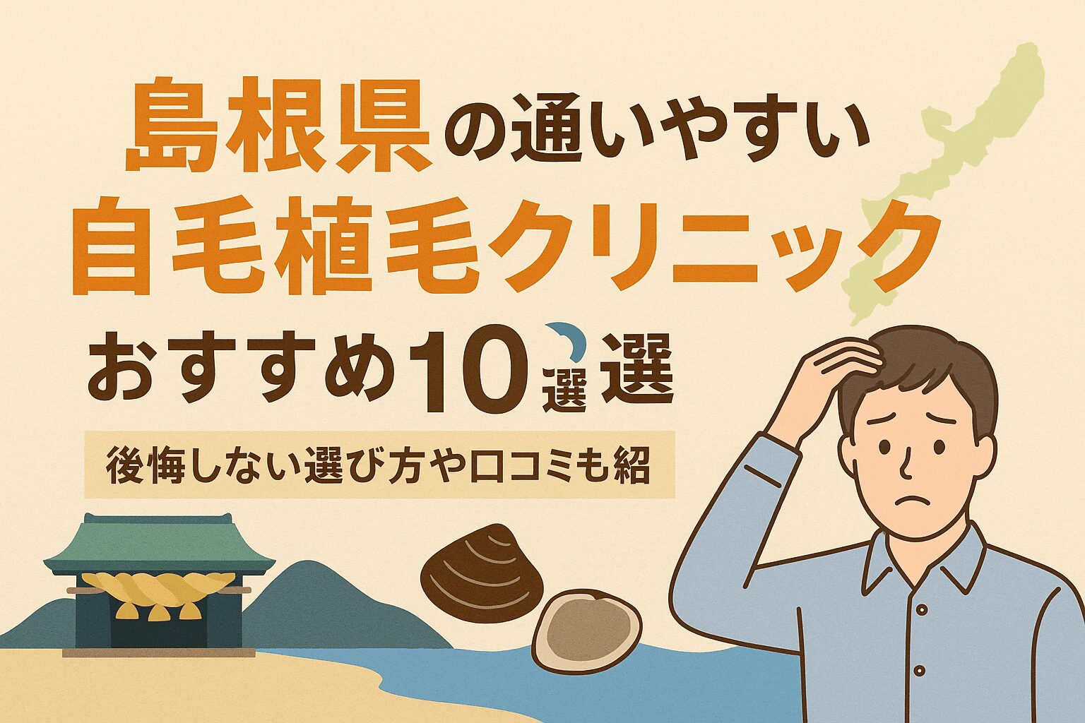県の自毛植毛クリニックおすすめ10選を後悔しない選び方とあわせて紹介