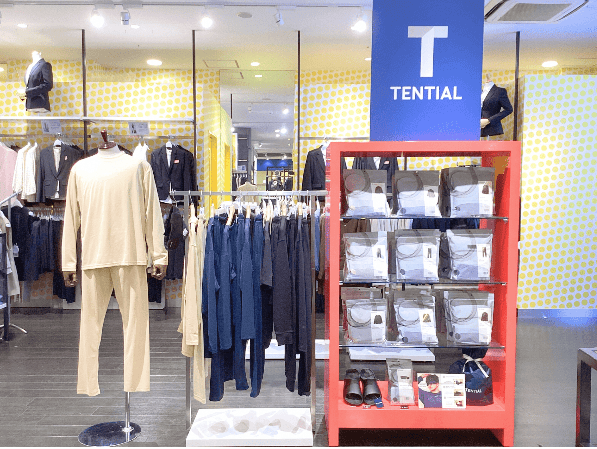 Perfect Suit FActory ボーノ相模大野店のTENTIALコーナー外観です。